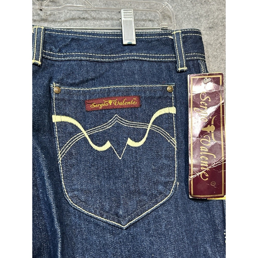 VINTAGE SERGIO VALENTE Men's Jeans Size 38 Never Hemmed